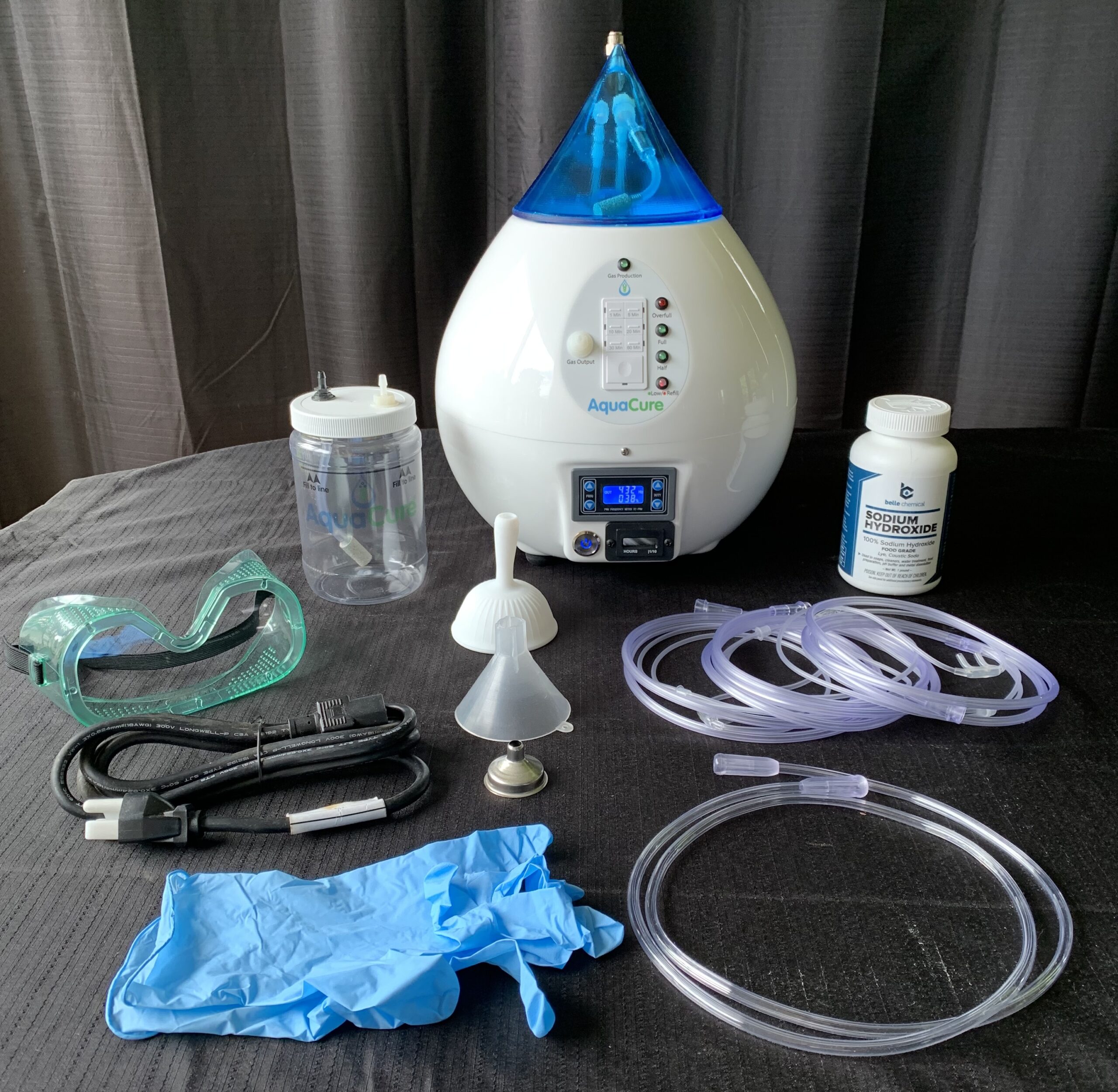 AquaCure AC1 with accessories